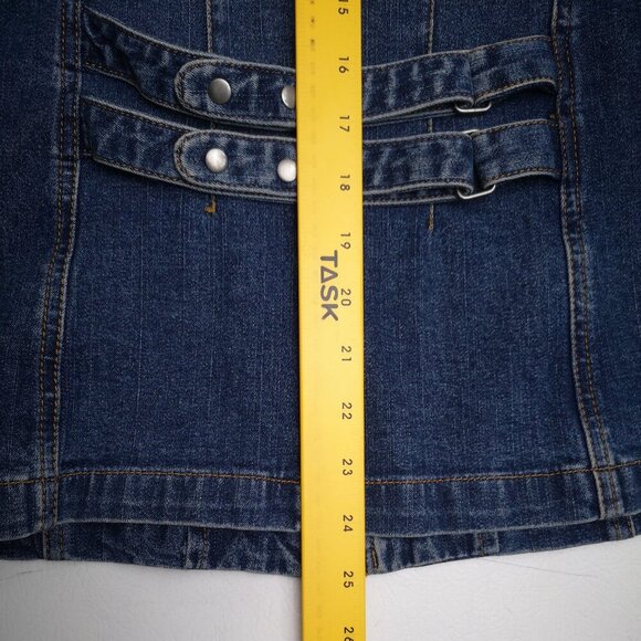 Together Ladies Size 12 Medium Wash Full Zip Fitted at the Waist Jean Jacket - Picture 10 of 10